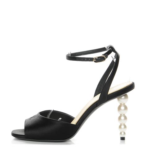 chanel shoes high heels black دبي|authentic chanel sandals.